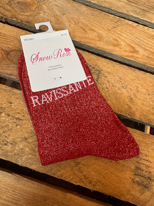 Mini chaussettes "Ravissante"