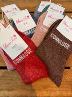 Chaussettes fantaisie "Connasse"