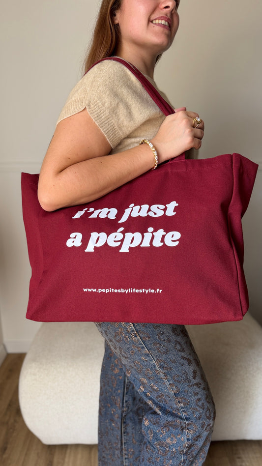 Cabas "I'm Just a Pépite"