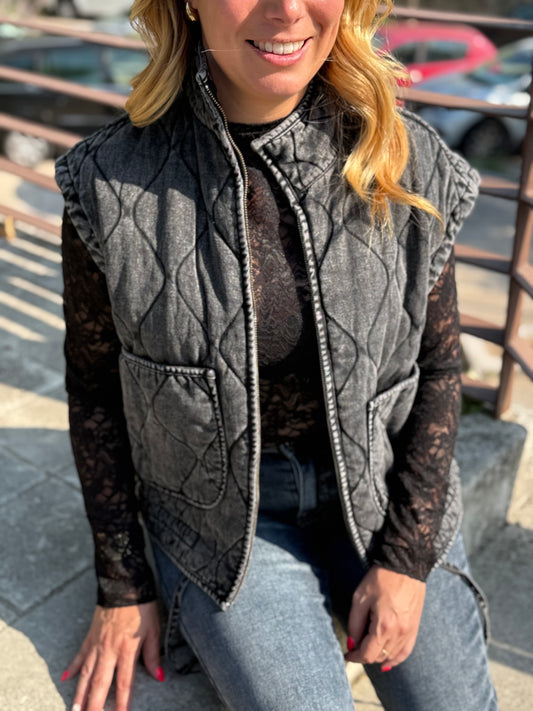 Veste sans manche "Rachelle"