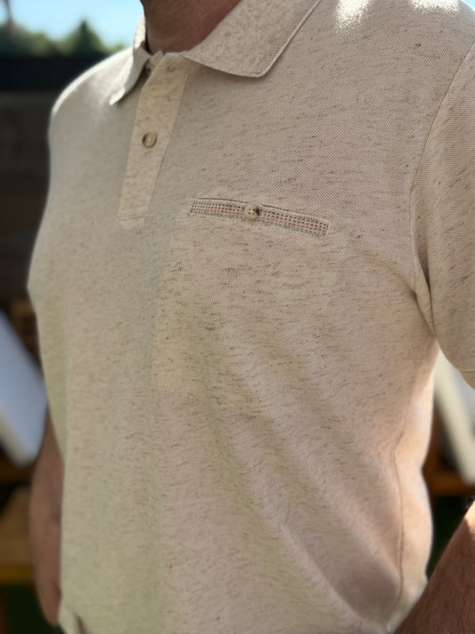 Polo "Gelzen" Ecru