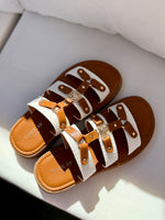 SANDALES AUDREY - BLANC