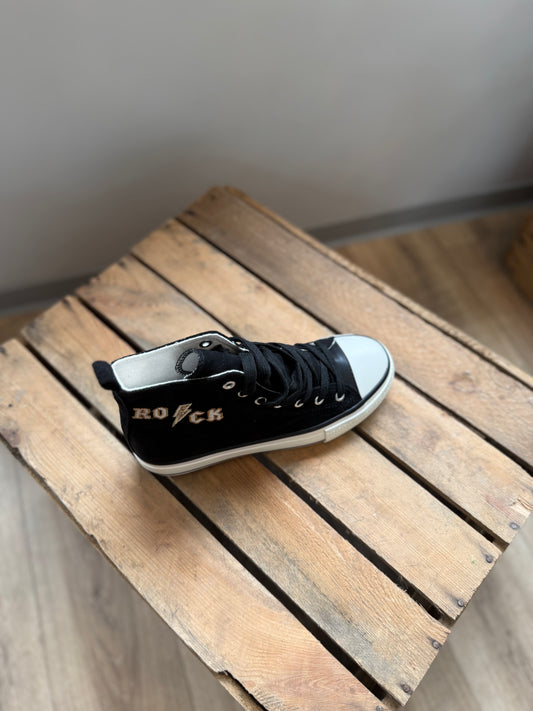 Baskets noir "Rock"