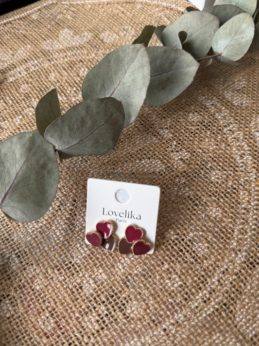 Boucles d'oreilles "LOVE"