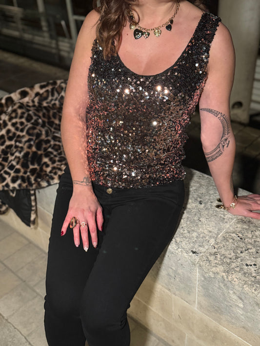 Top sequin "Agathe"